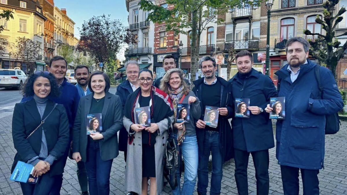 Tractage Bruxelles 15 avril 2024 Fadila Khattabi